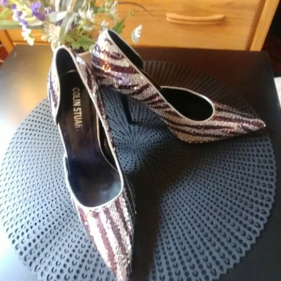 Colin Stuart Shoes - Colin Stuart Sequined Pumps!